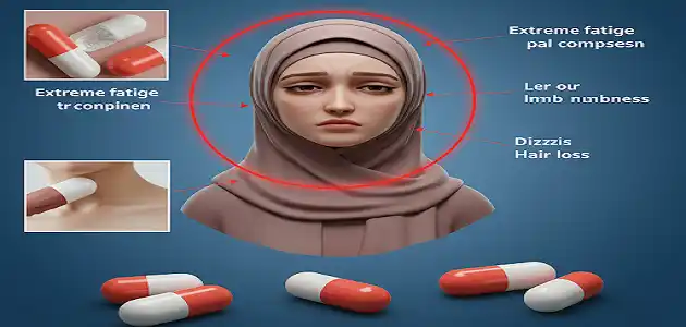 أعراض نقص فيتامين b12 عند النساء