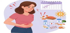 أعراض نقص فيتامين د على الدورة الشهرية
