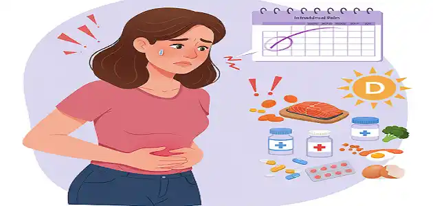 أعراض نقص فيتامين د على الدورة الشهرية