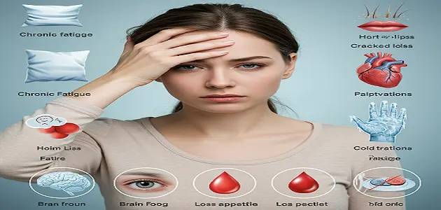 9 علامات تدل على نقص الحديد في الجسم